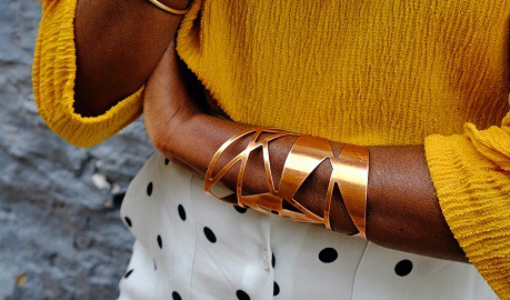 Gold cuff bracelets 